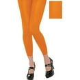 thumbnail image 2 of Amscan 397287.05 Party Perfect Team Spirit Footless Adult Tights Accessory, Orange, One Size, 2 of 2