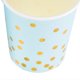 thumbnail image 3 of Paper Cup Minimalist Golden Dots Disposable Cups for Holiday Birthday Engagement PartyBlue, 3 of 3