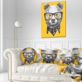 thumbnail image 1 of Funny Bear with Formal Glasses - Contemporary Animal Art Canvas, 1 of 3