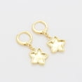 thumbnail image 3 of Aretes Colgantes Para Dama Flor Pensamiento Oro 14K Laminado dorado Unitalla, 3 of 7