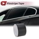 thumbnail image 3 of Cinta de franjas 10mx60mm Stripes de coche Calcomanías de franjas para coche, motocicleta y carreras de barco Stickers DIY Negro mate 1 Pc, 3 of 7