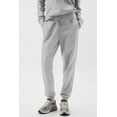 thumbnail image 4 of Plusashion Chic Grey Fleece Joggers - Comfy High-Waist, Your Cozy Wardrobe!, 4 of 8