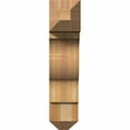 thumbnail image 6 of Ekena Millwork 6"W x 18"D x 26"H Funston Craftsman Rough Sawn Bracket, Western Red Cedar, 6 of 13