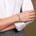 thumbnail image 3 of Pulsera Aros y Circonia KETZALIA JOYERIA ARTESANAL Plata Ley .925 Colección 2021, 3 of 3