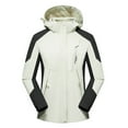 thumbnail image 5 of Women's Mountain Ski Jacket 3 in 1 Waterproof Winter Jacket Warm Snow Jacket Hooded Rain Coat Windproof Winter Coat Rain Jacket Womens Waterproof with Hood WhiteL, 5 of 6