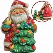 G.Debrekht 519181 Derevo Collection Santa Surprise Box with Tree & Secret Snowman 6 in.