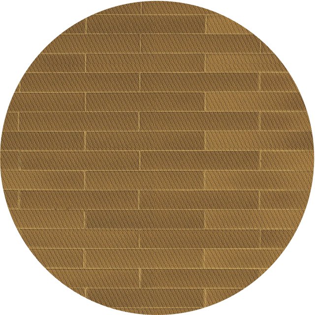 Ahgly Company Machine Washable Indoor Square Transitional Saddle Brown Area Rugs, 3' Square