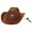 Brown-L, variant on Pet Dog Cowboy Hat with Texas Star, Patriotic Western Style Puppy Cowboy Hat, Adjustable Pet Costume Accessory for 4th of July Holiday Party,Cosplay Cap