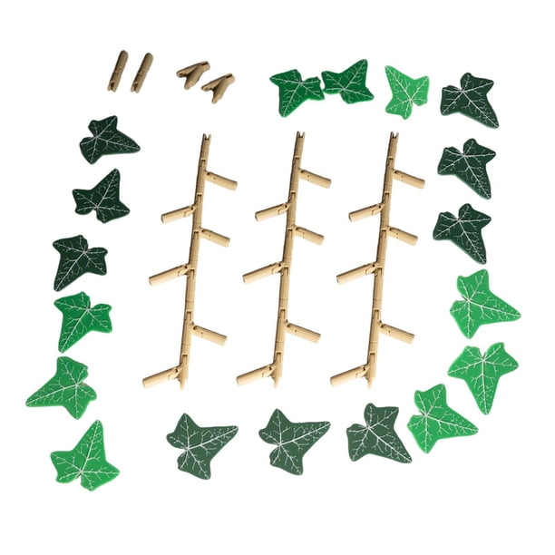Imanes de nevera de hiedra, imanes de follaje DIY con vástago articulado para el hogar, cocina, imanes decorativos, imanes para nevera de plantas Estilo B