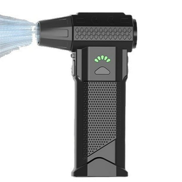 Potente Soplador de Aire Turbo de 13 W RPM, Inalámbrico, con Función de Banco de Energía y Kit de Aspiración.
