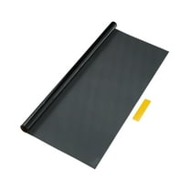 Unique Bargains Carbon 1 PLY Car Window Tint Film VLT 38% IRR 32% UVR 64% Light Black 6.56ft x 15.7inch Privacy Film 1mil PET 1 Pc
