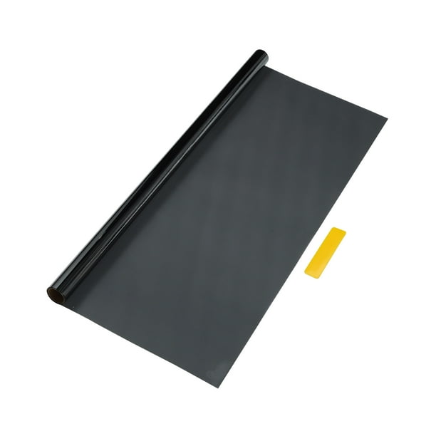 Película para Ventanas de Carbono 1 Capa VLT 38% IRR 32% UVR 64% Negro Claro 6Ft x 36Inch Película de Privacidad 1 mil PET 1 Pc