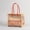 Orange, variant on Yoyauz Ladies' Tote Bag Canvas Beach Tote Bag With Zipper Large Shoulder Backpack Handbag, Suitable For Travel, Work, Gym
