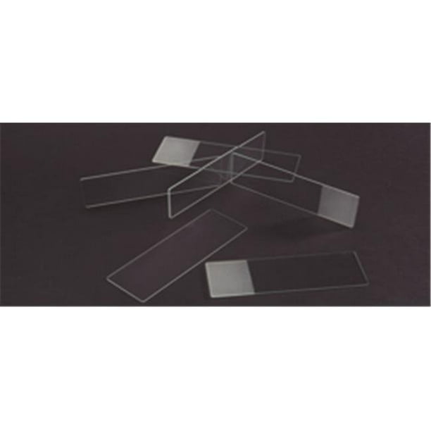 C and A Scientific 8207 Beveled Double Frosted Slides, one end both