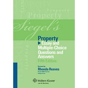 Pre-Owned Siegel's Property: Essay and Multiple-Choice Questions and Answers, 9781454809302, 1454809302, Paperback, 5 edition