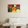 thumbnail image 2 of Elephant Stock Vegetable And Fruit Bento Wall Art - Horizontal Multi Panel Canvas - Kitchen Wall Decor - Food And Drink Multi Panel - Red And Green Decor - 33" x 20", 2 of 8