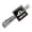Silver, variant on Homesick UFO Alien Funny Square Tie Bar Clip Clasp Tack- Silver or Gold