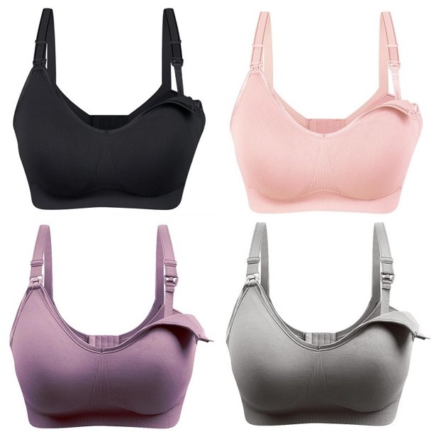 Myriann Nursing Bra, Women's Maternity Breastfeeding Bra Wireless