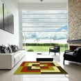 thumbnail image 7 of Ahgly Company Machine Washable Indoor Rectangle Transitional Metallic Gold Area Rugs, 7' x 9', 7 of 7