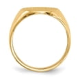 thumbnail image 2 of 14K Yellow Gold Ring Band Signet 14.5x13.5mm Open Back Men's, Size 6, 2 of 5