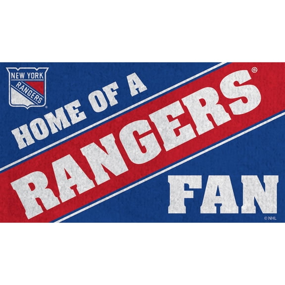 New York Rangers 18" x 30" Team Turf Mat