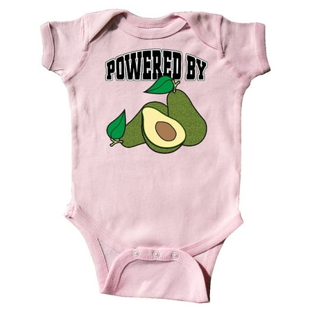 

Inktastic Avocado Powered by Avocados Gift Baby Boy or Baby Girl Bodysuit