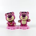 thumbnail image 3 of Toy Story-figura de oso feliz de fresa, caja ciega a la moda, máquina de garra, huevo Gacha, adorno bonito, muñeco, regalo, 3 of 5