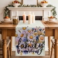 thumbnail image 2 of Table Runner 60 Inches Long for Kitchen Dining, Spring Flowers Dresser Scarf Farmhouse, Dining Table Decorations for Wedding/Parties, Country Watercolor Wildflowers Herbs 13 x 60 In, 2 of 8