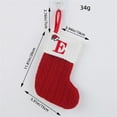 thumbnail image 5 of ELF Christmas Stockings Hanging Ornaments, Red Letters Knitted Stocking for Christmas, Home Decorations Party Supplies  Gifts, 5 of 8