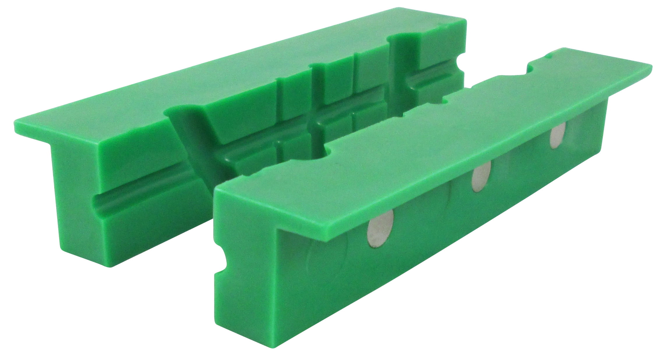 ION TOOL Universal MultiGroove Vise Jaws, Rubber Jaws 6” Green