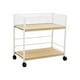 thumbnail image 3 of Estante de almacenamiento debajo del escritorio, organizador de archivos, organizador de ropa para manualidades, resistente blanco con rueda, 3 of 9