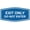 Blue, variant on Signs ByLITA Fancy Exit Only Do Not Enter Sign - Laser-Engraved Lettering | Durable ABS Plastic | Vibrant Colors | Powerful Foam Tape (Black / Silver) - Small