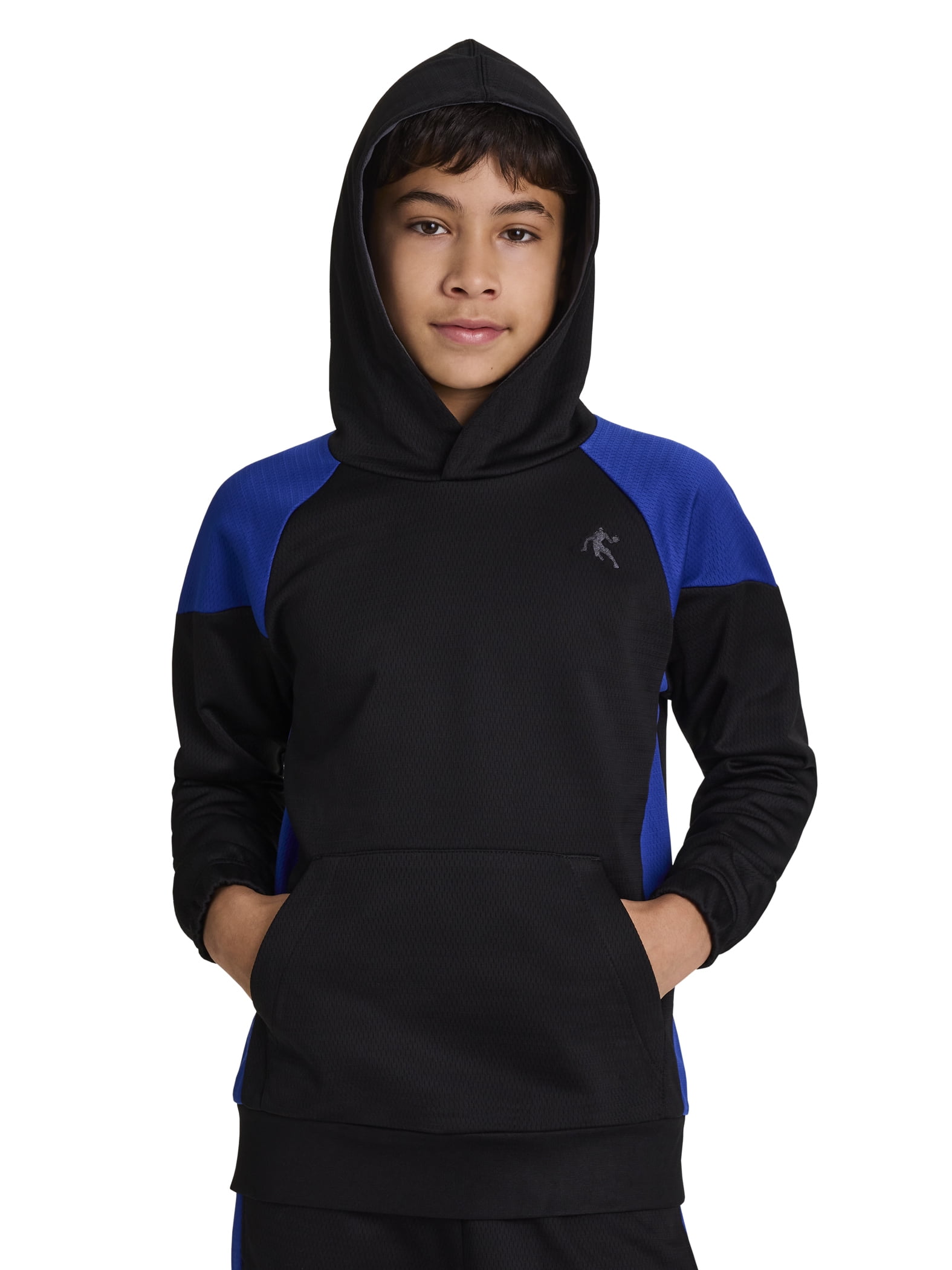 AND1 Boy's Athletic Back Court Pullover Fleece Hoodie, Sizes 4-18