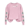 thumbnail image 6 of Craaazy Christmas Shirts for Women Christmas Printed Fashionable Loose Casual Long Sleeved Tops Crew Neck Sweatshirt Gifts For Women, 6 of 6
