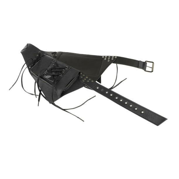Moda Fanny Pack Traje Bolsas Monedero Ajustable Steampunk Riñonera Bolsa para Negro Yuyangstore Paquete de cintura