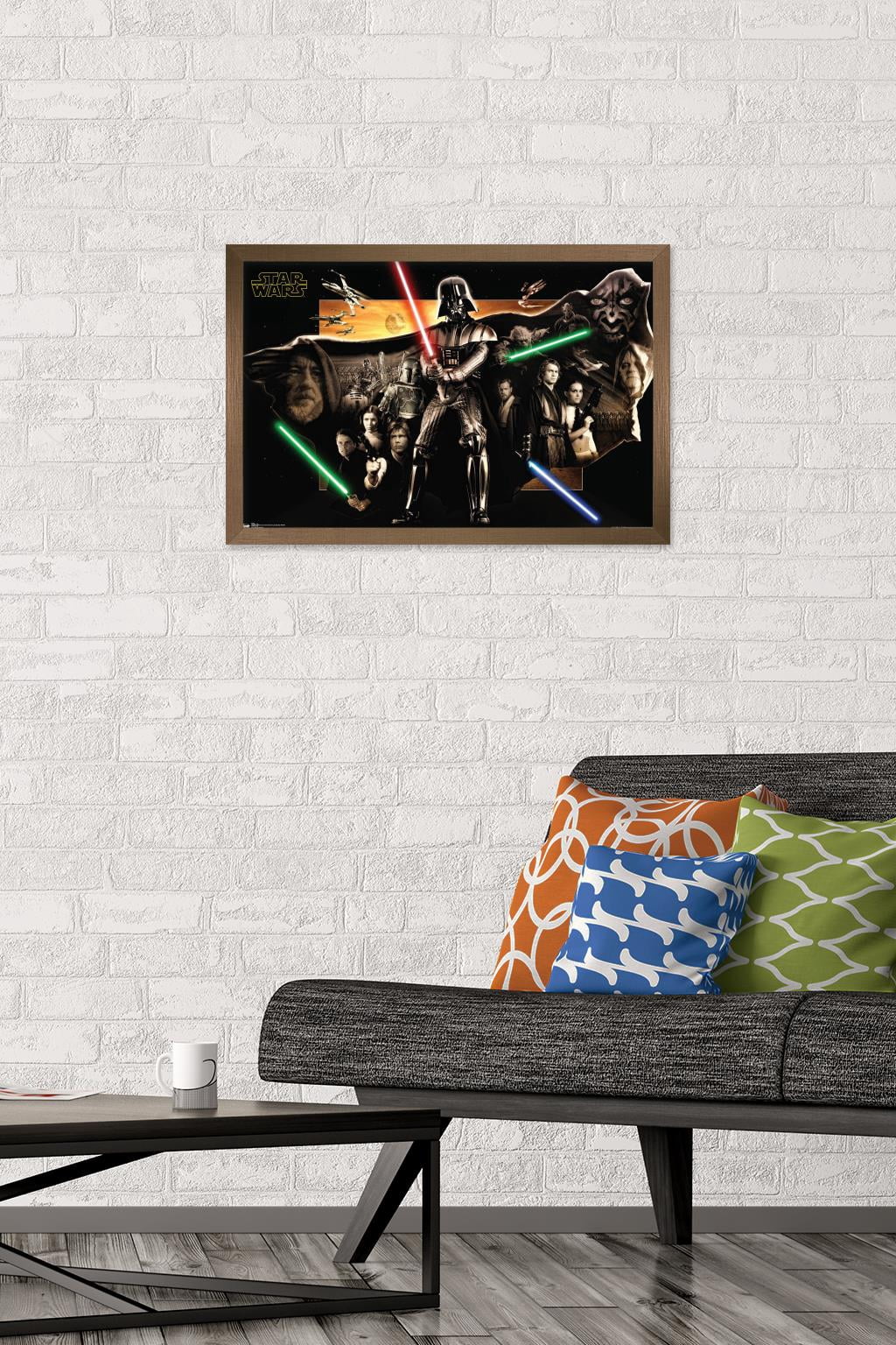 Star Wars: Saga - Cape Wall Poster, 14.725" x 22.375", Framed