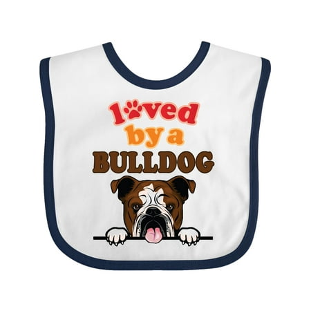 

Inktastic English Bulldog Dog Gift Baby Girl Bib