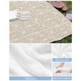 thumbnail image 6 of Beige Damask Beach Towels Oversized Super Absorbent, Vintage Country Scroll Floral Patterned Lightweight Bath Towel Quick Dry Sets For Bathroom/Pool/Rv Camping/Beach Play/Gym Room/Picnic 31"x62", 6 of 8