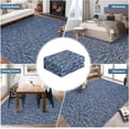 thumbnail image 6 of Modern Washable Area Rugs 5' x 7', Low-Pile Soft Indoor Rugs for Living Room Bedroom, Foldable Floor Carpet with Non-Slip Backing(Blue), 6 of 6
