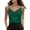 *Green, variant on VBVC Women's Cowl Neck Satin Cami Top, Ladies' Spaghetti Strap Sleeveless Blouse, Solid Color Elegant Dressy Tank For Women,Black,S-2XL