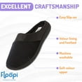 thumbnail image 4 of Floopi Women’s Open-Back Velour Comfort Slipper, 4 of 6