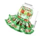 thumbnail image 3 of xihome Vestido navideño informal para mascotas con mangas con volantes para perros pequeños, ideal para fiestas navideñas. Disfraz de osito de peluche de polister., 3 of 6