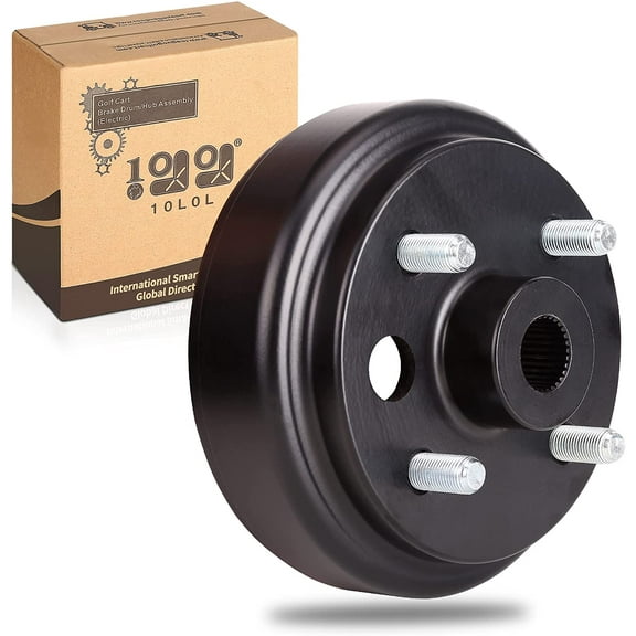 10L0L Golf Cart Brake Drum Hub Assembly for 4 Cycle Gas EZGO TXT, RXV, Marathon, Medalist, Shuttle 4/6, ST Express/Sport II, MPT, Workhorse, OEM# 21807-G1 21807G1 41843-94