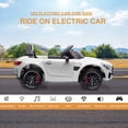 thumbnail image 6 of TROPOW Electric Ride On Cars with Remote Control,12V Kids Ride-On Car, Licensed Mercedes-Benz Ride-On Toy with Parent Remote Control, MP3 Player – Electric Vehicle for 3-8 Year Olds,White, 6 of 8