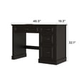 thumbnail image 7 of Vabches Farmhouse Wood 47" Executive Desk, Home Office Computer Desk with Charging Station and File Drawer, 7 of 7
