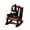 C, variant on Hbdhejl Ghostly Halloween Necessity Rocking Chair With Mysterious Spirit In Black Robes Resin Collectible
