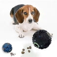 thumbnail image 1 of Mascota Perro Giggle Ball Treat Actividad de sonido Squeaky Chew Toy -yogu120mm, 1 of 3