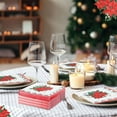 thumbnail image 5 of Christmas Paper Napkins 20-Pack - Biodegradable Red Holiday Table Decor for Parties & Crafts, 5 of 6