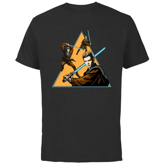 Star Wars Anakin Skywalker Jedi - Short Sleeve Cotton T-Shirt for Adults - Customized-Black