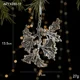 thumbnail image 3 of 2024 Nuevos adornos navideños Colgante de acrílico con lentejuelas Colgante de copo de nieve transparente Accesorios de arreglo de escena de árbol de Navidad, 3 of 5